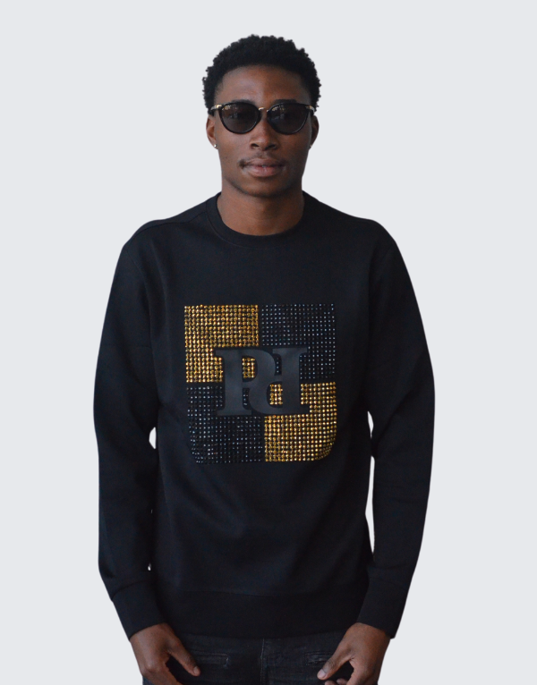 Pure Premium Bobbio Sweater In Black Men