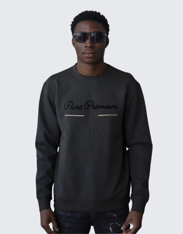 Pure Premium Caroza Sweater In Dark Grey Men