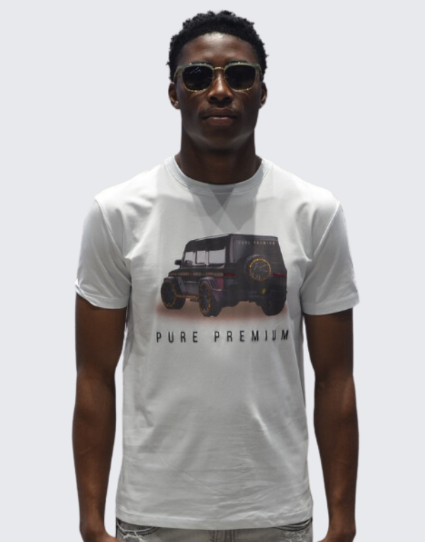 Pure Premium Carro T-Shirt White Men