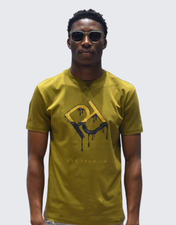 Pure Premium Castor T-Shirt Olive Men