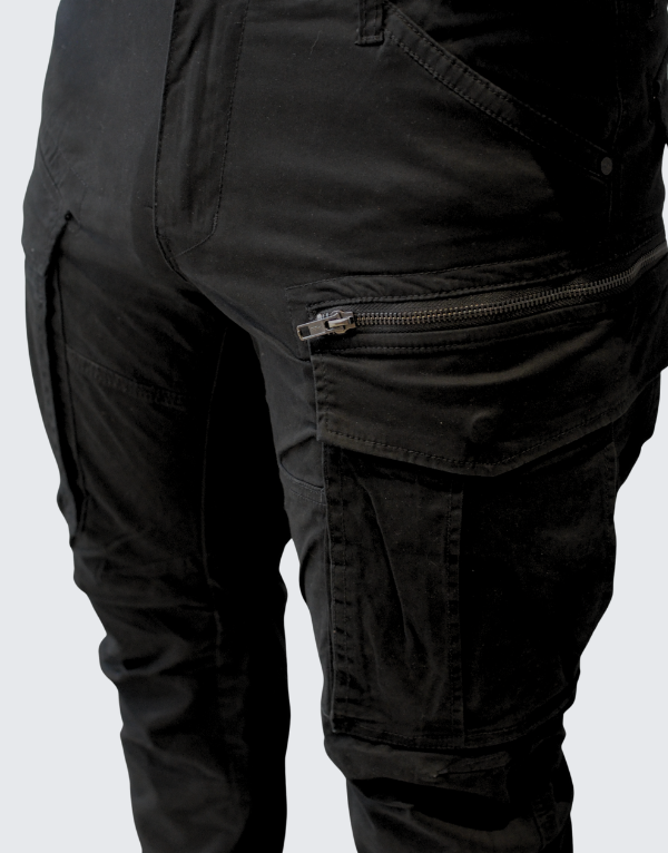 Pure Premium Clint Cargo Black Men