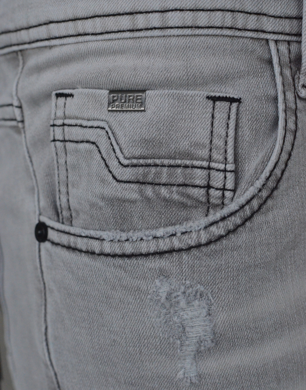 Pure Premium Diablo Jeans Light Grey Men 