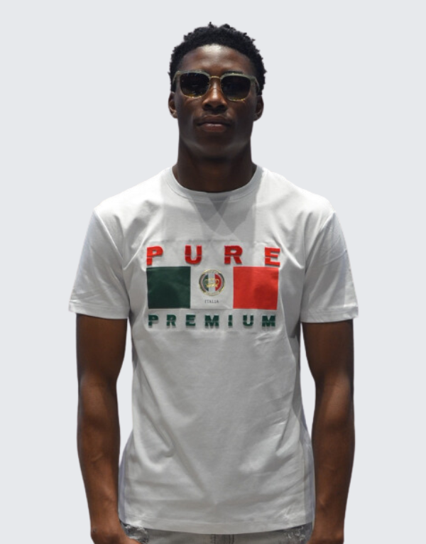 Pure Premium Fabio T-Shirt White Men