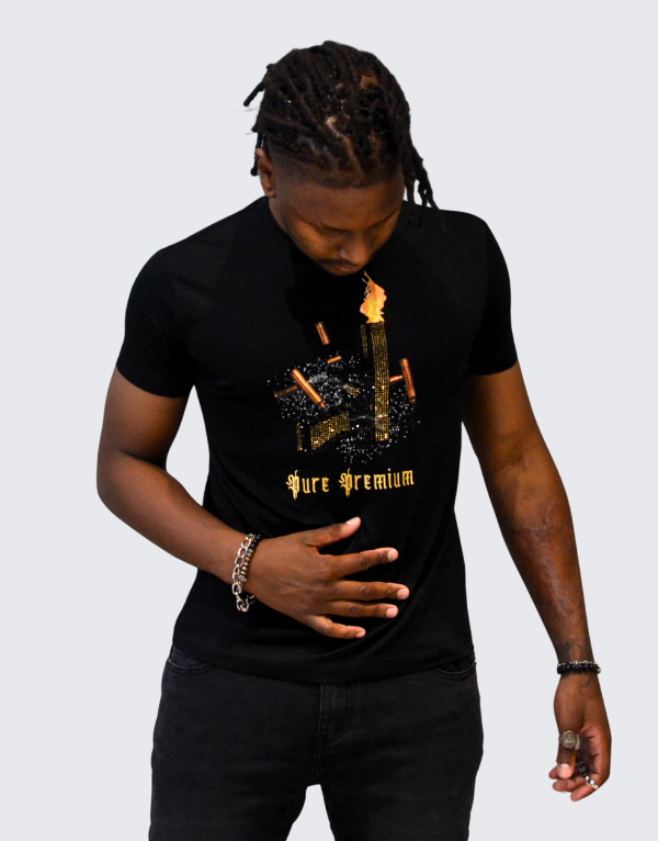 Pure Premium Gunt T-Shirt Black Men