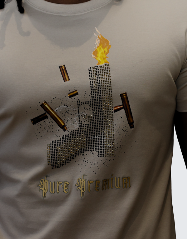 Pure Premium Gunt T-Shirt In Putty Men