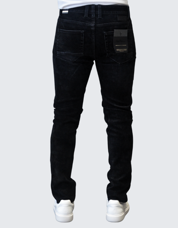 Pure Premium Lorenzo Jeans Slim Flocking Black Men