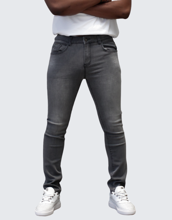 Pure Premium Lorenzo Slim Fit Jeans In Grey Men