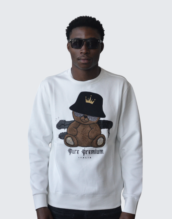 Pure Premium Namek Sweater In White Men