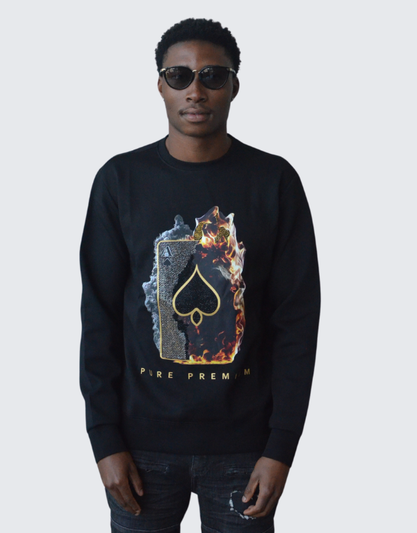 Pure Premium Pino Sweater In Black  Men