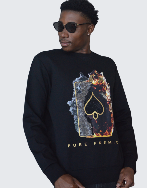 Pure Premium Pino Sweater In Black  Men