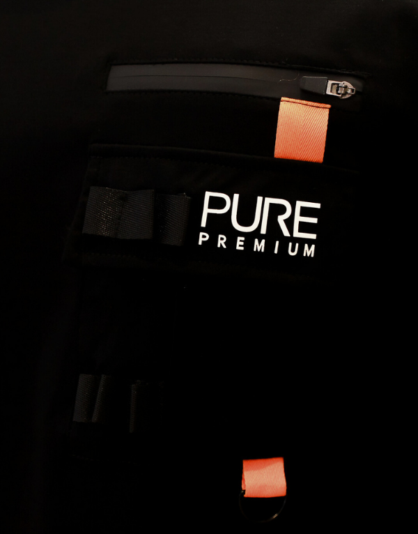 Pure Premium Sanguinetti T-Shirt In Black And Orange