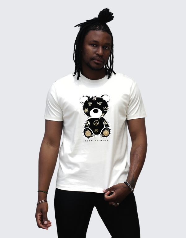 Pure Premium Santoro T-Shirt In Ecru Men