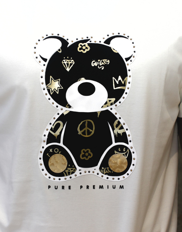 Pure Premium Santoro T-Shirt In Ecru Men