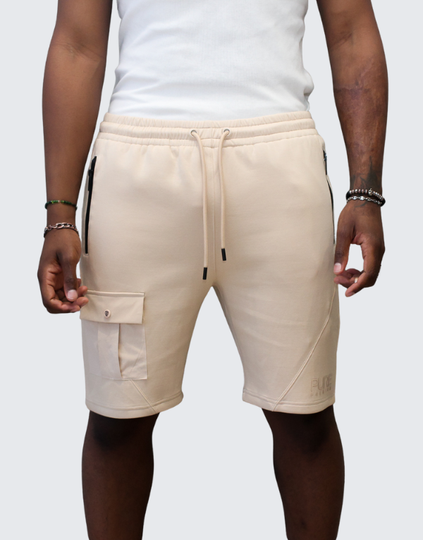 Pure Premium Straaf Shorts In Beige Men
