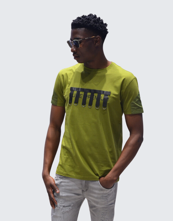 Pure Premium Strapin T-Shirt Olive Men