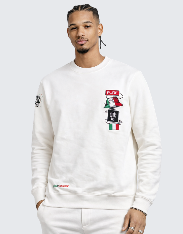 Pure Premium Taviani-S Sweater White Men