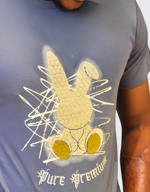 Pure Premium Veloce Short Sleeve T-Shirt Charcoal Men