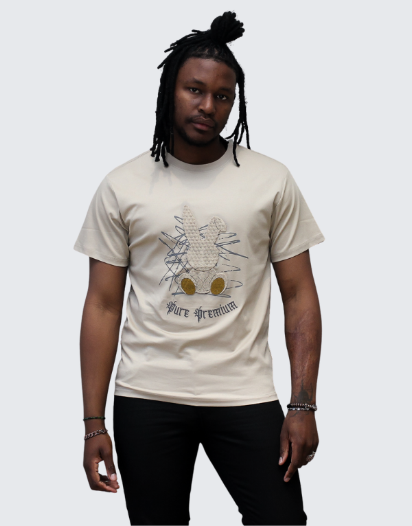 Pure Premium Veloce T-Shirt In Putty