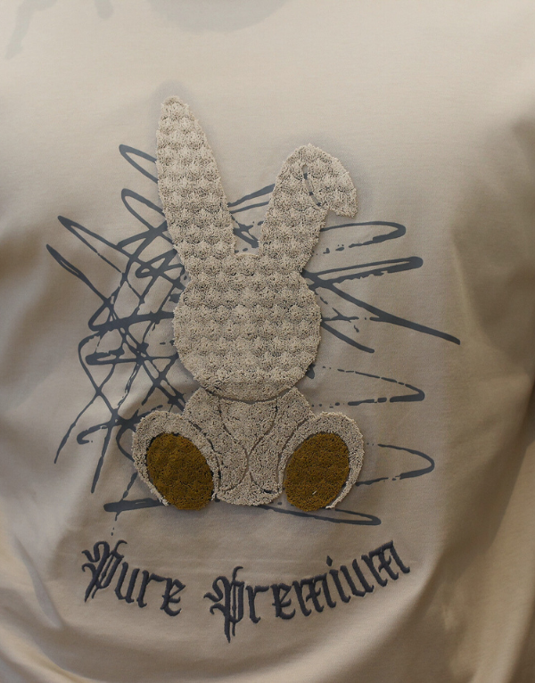 Pure Premium Veloce T-Shirt In Putty