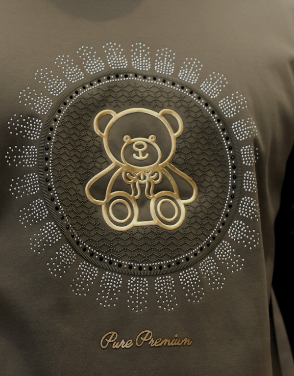 Pure Premium Vitellaro T-Shirt In Military Men