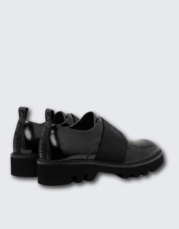 Replay Canver Brush Sneaker Black Men