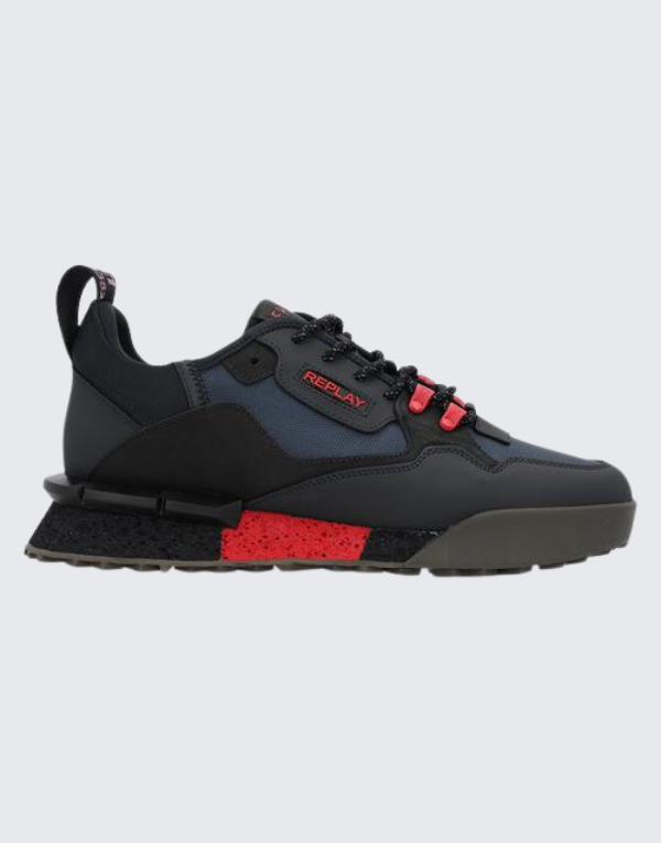 Replay Field Speed H Sa Sneakers In Navy For Men