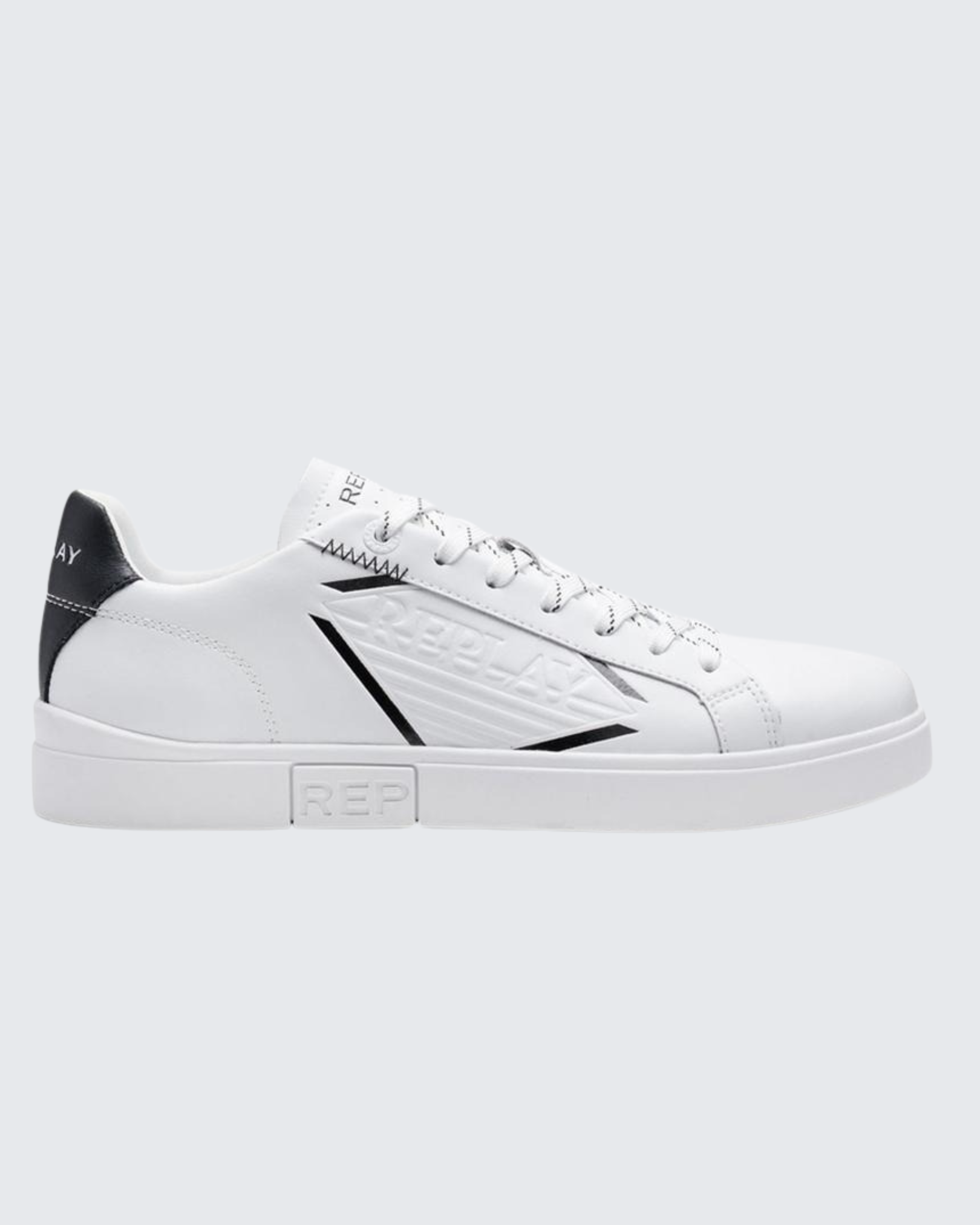Replay Polys Stamp White Black