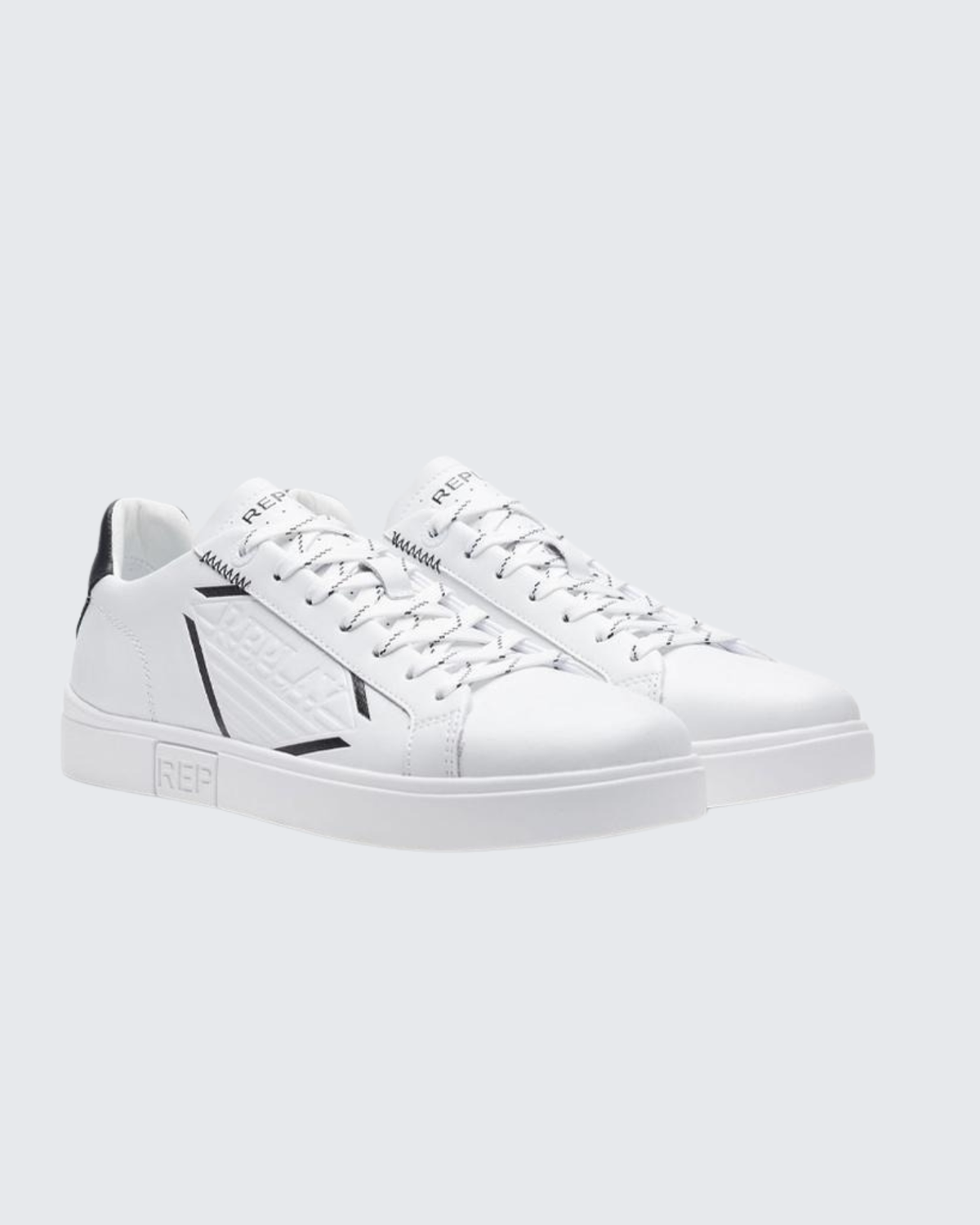 Replay Polys Stamp White Black