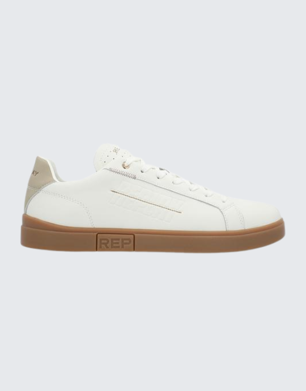 Replay Polys Stitch White Beige