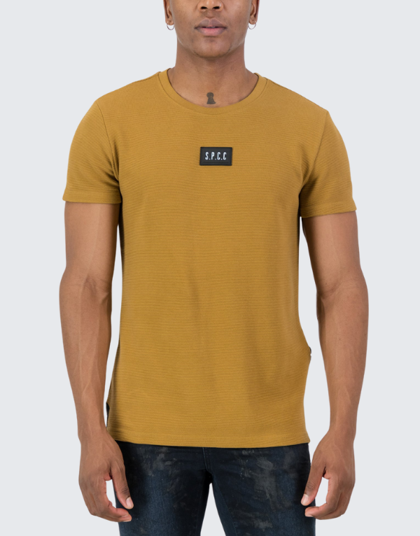 S.P.C.C Avery Short Sleeve T-Shirt In Mustard For Men