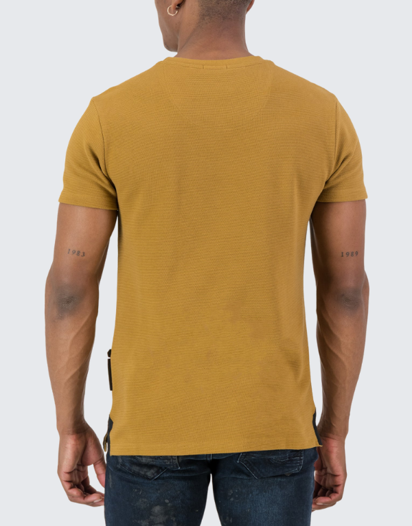 S.P.C.C Avery Short Sleeve T-Shirt In Mustard For Men