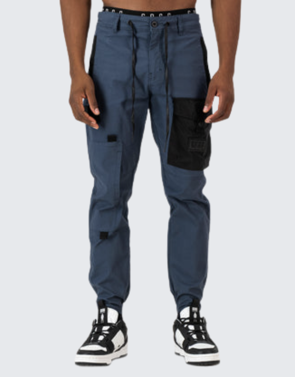 S.P.C.C Blake Jogger Pants In Blue Grey Men