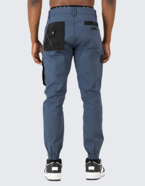 S.P.C.C Blake Jogger Pants In Blue Grey Men