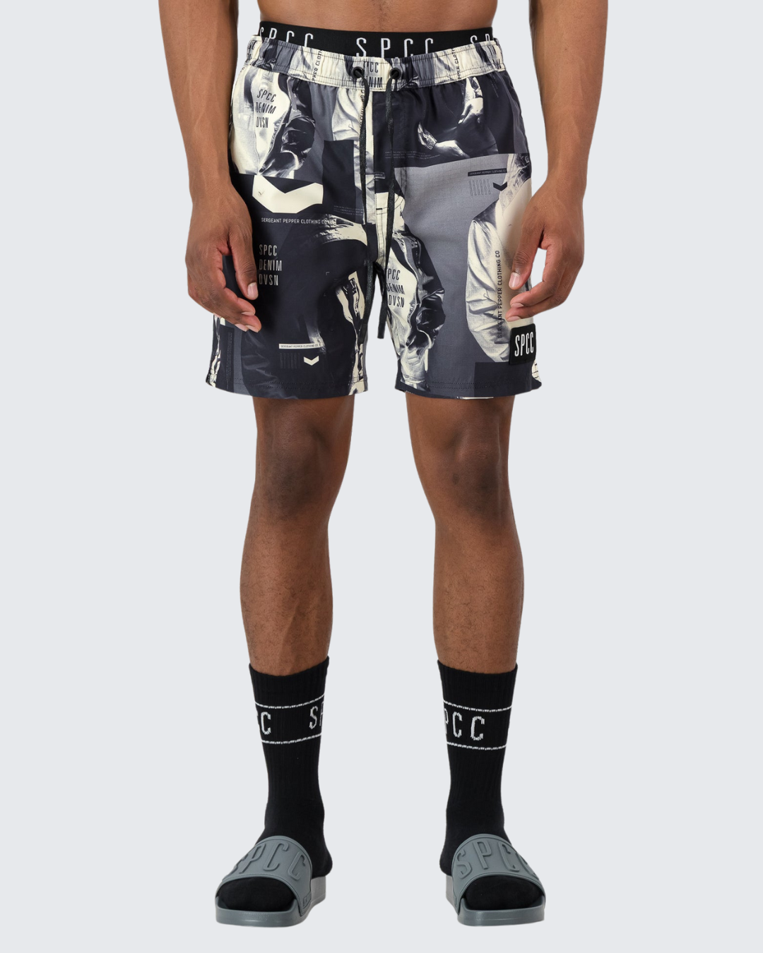 S.P.C.C Bonello Beach Shorts In Lightstone For Men