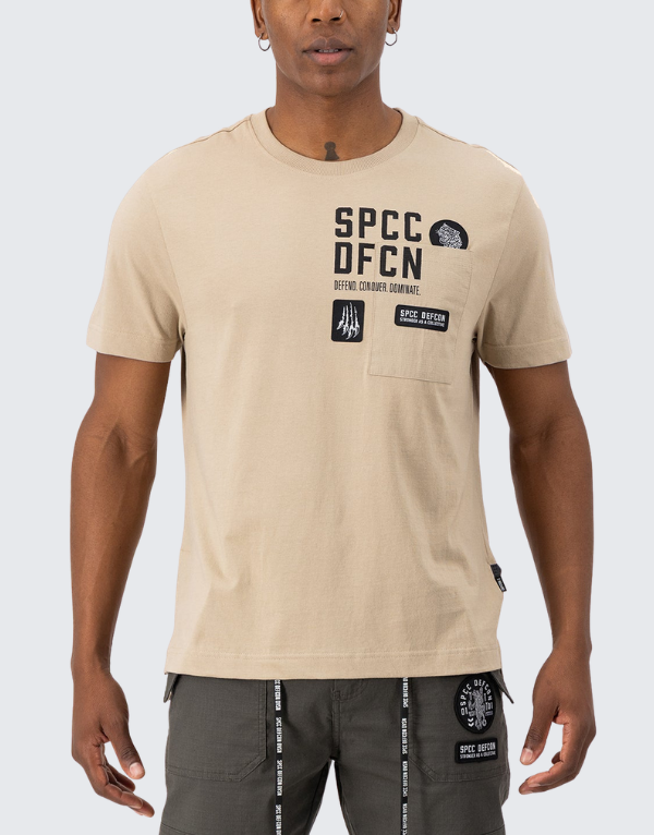 S.P.C.C. Defcon Odyssey Short Sleeve T-Shirt Stone