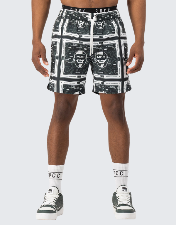 S.P.C.C. Mds Arlen Beach Shorts Dark Fatigue