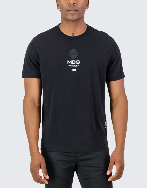 S.P.C.C Mds Aviator Short Sleeve T-Shirt In Black For Men