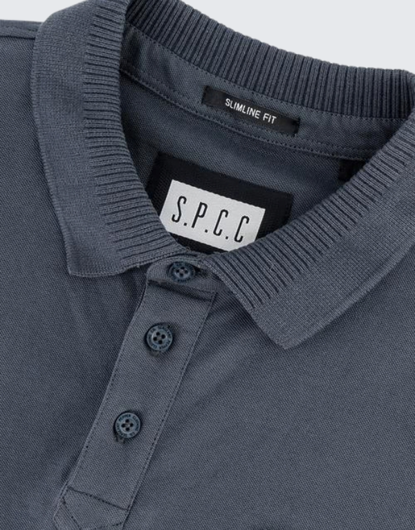 S.P.C.C. Mullen Short Sleeve Golfer Dark Grey