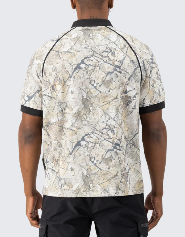 S.P.C.C. Recon Incognito Short Sleeve Golfer Stone