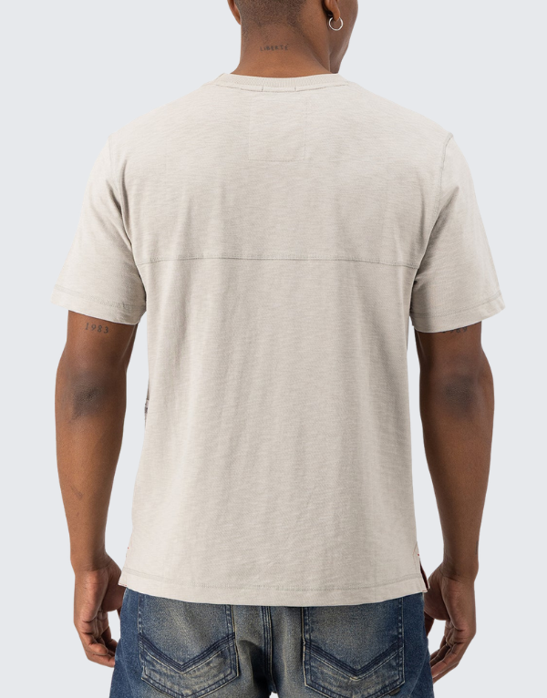 S.P.C.C. Troy Short Sleeve T-Shirt Light Stone