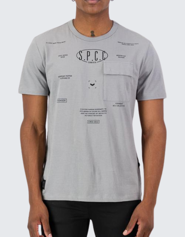 S.P.C.C. Zane T-Shirt Mid Grey