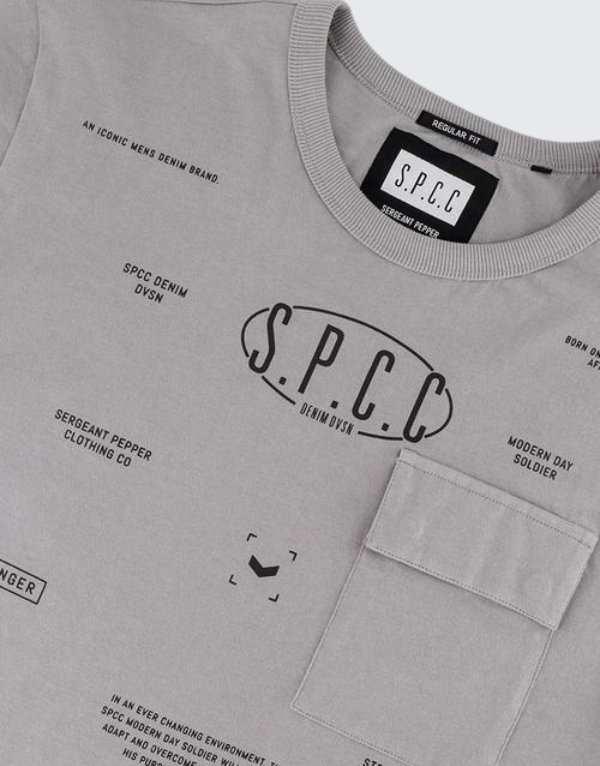 S.P.C.C. Zane T-Shirt Mid Grey