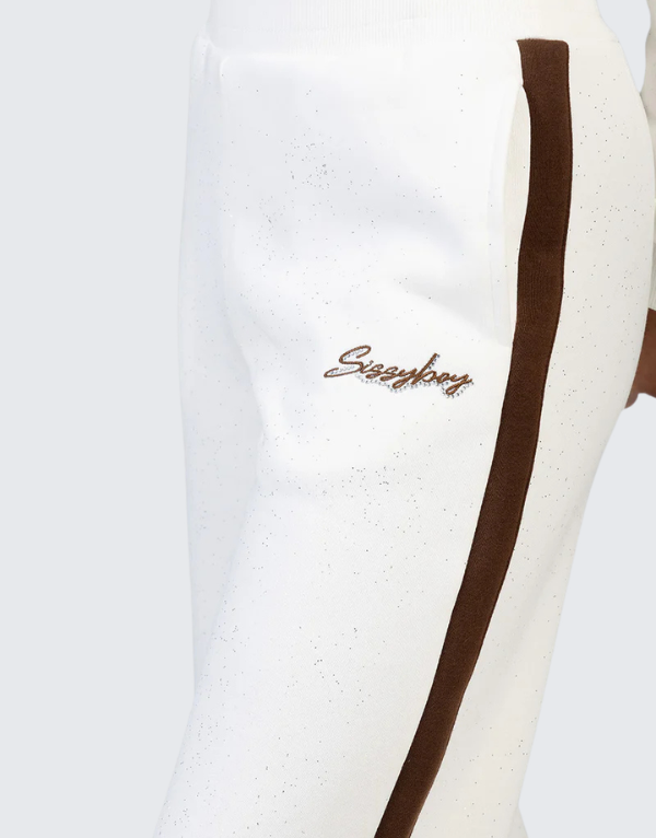 Sissy Boy End Game Track Pants Off White Brown Women