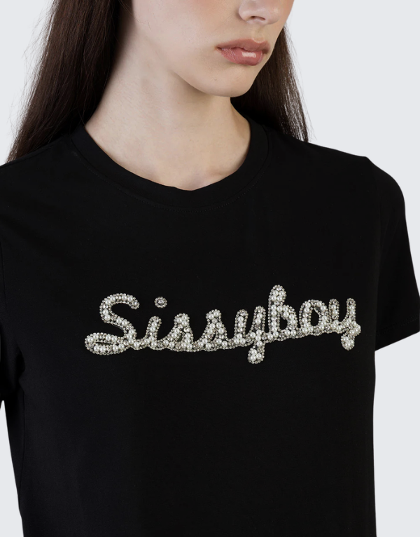 Sissy Boy Regular Fit Short Sleeve T-Shirt Black