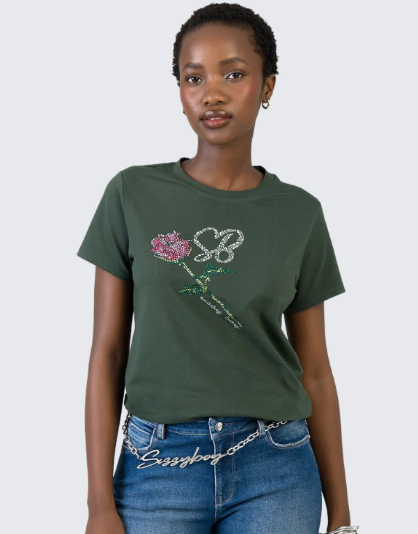 Sissy Boy Regular Fit Short Sleeve T-Shirt Green