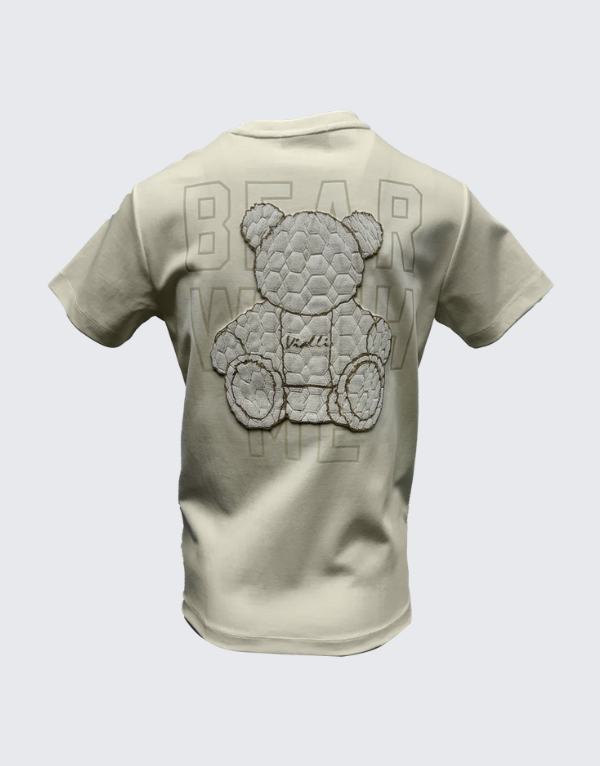 Vialli Cruze Short Sleeve T-Shirt In Off White Men