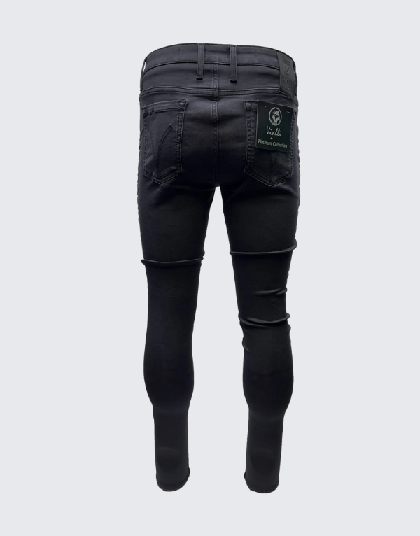 Vialli Espangonzia Jeans In Charcoal  Men