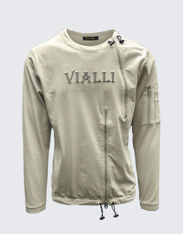 Vialli Gopro Sweater In Beige Men