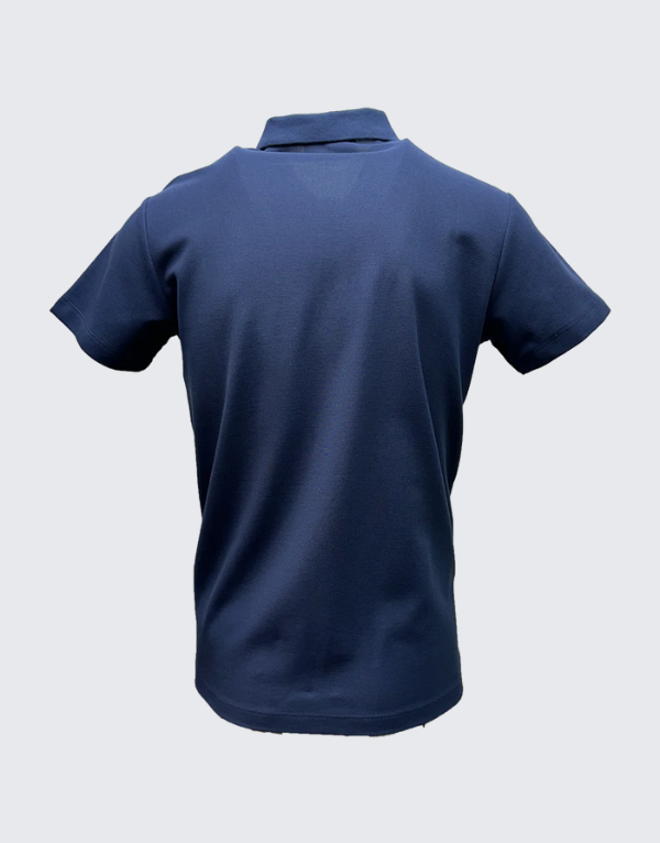 Vialli Kenda Short Sleeve Golfer T-Shirt In Navy Men