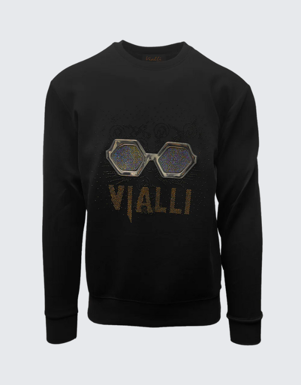 Vialli King Sweater In Black Men